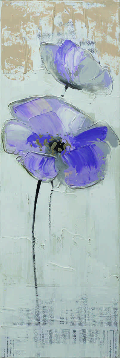 Ručne maľovaný obraz kvetov