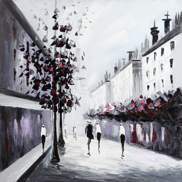 Ručne maľovaný obraz Paríža