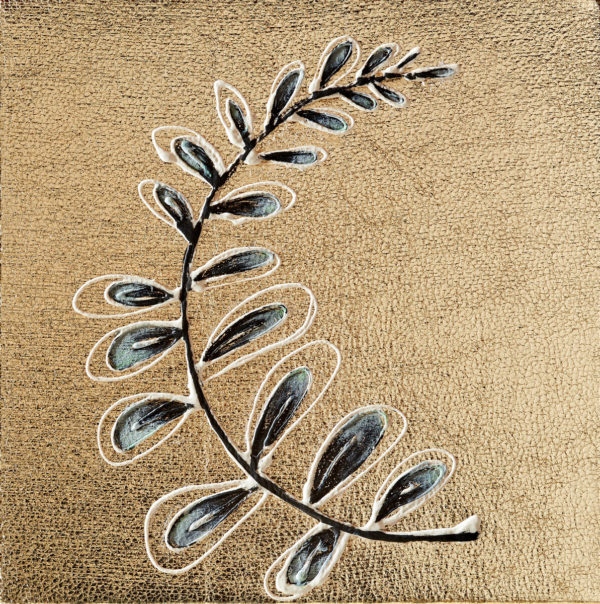 Ručne maľovaný obraz rastliny