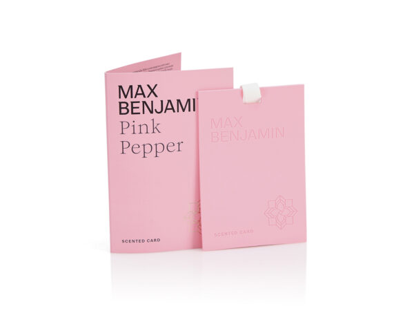 MAX BENJAMIN vonná karta PINK PEPPER