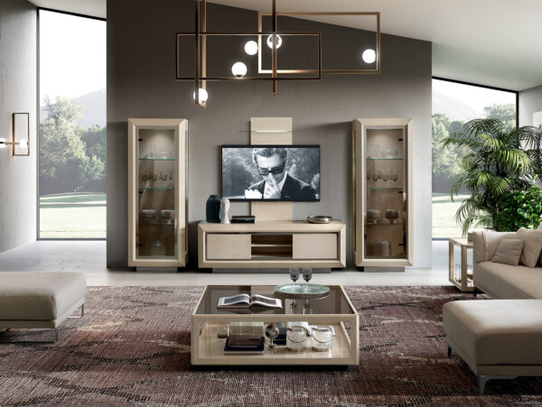 Moderný dizajnový nábytok do obývačky ELITE v prevedení SABBIA