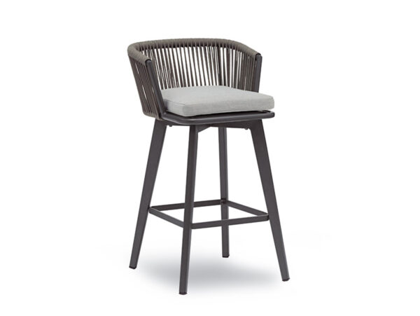 beoutdoor šedá barová stolička