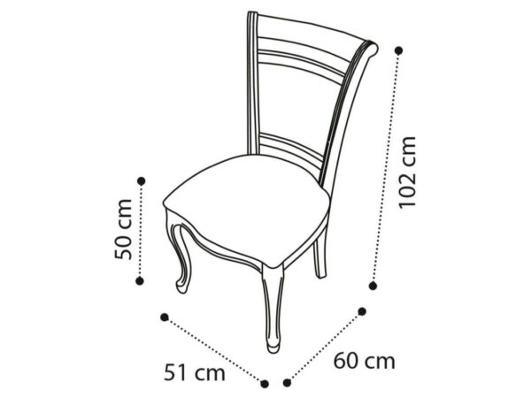 Jedálenská stolička GIOTTO