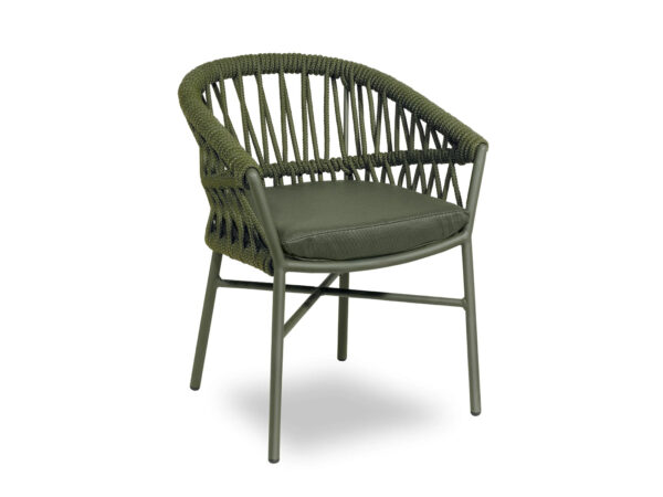 Jedálenská stolička METHOD v zelenom prevedení