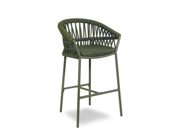 Barová stolička METHOD v zelenom prevedení