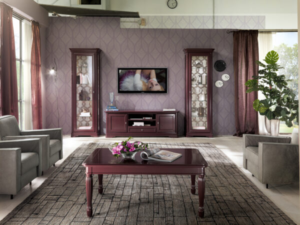 Rustikálna zostava s konferenčným stolíkom do obývacej izby MARCO POLO