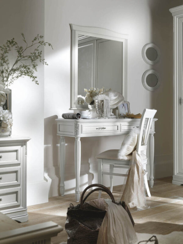 Rustikálna konzola/toaletný stolík so zrkadlom MARCO POLO