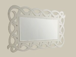 Romantické zrkadlo obdĺžnik FRANCESCO