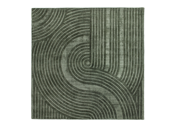 Ručne tkaný koberec ZEN MUSCHIO s rozmerom 200 x 200cm
