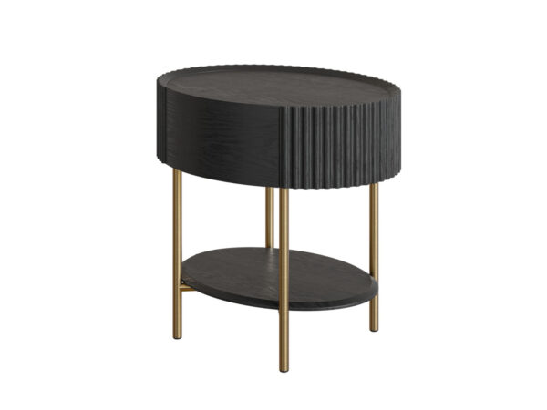 Nočný stolík s funkcionalistickým dizajnom FUSANO