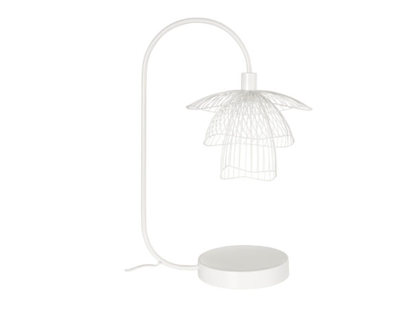 Drôtená dizajnová stolová lampa PAPILLON