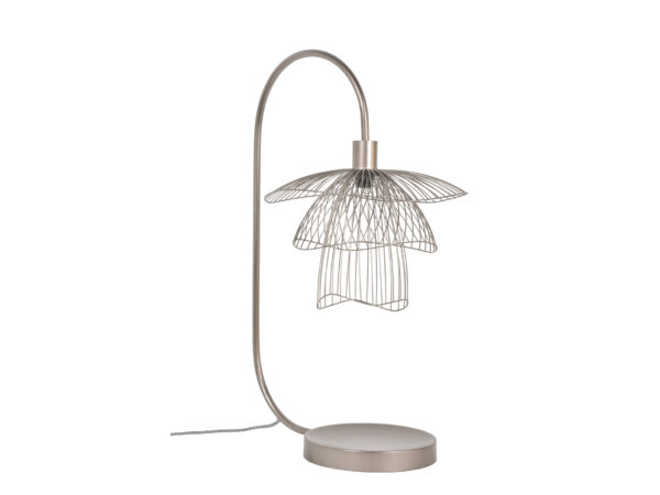 Drôtená dizajnová stolová lampa PAPILLON