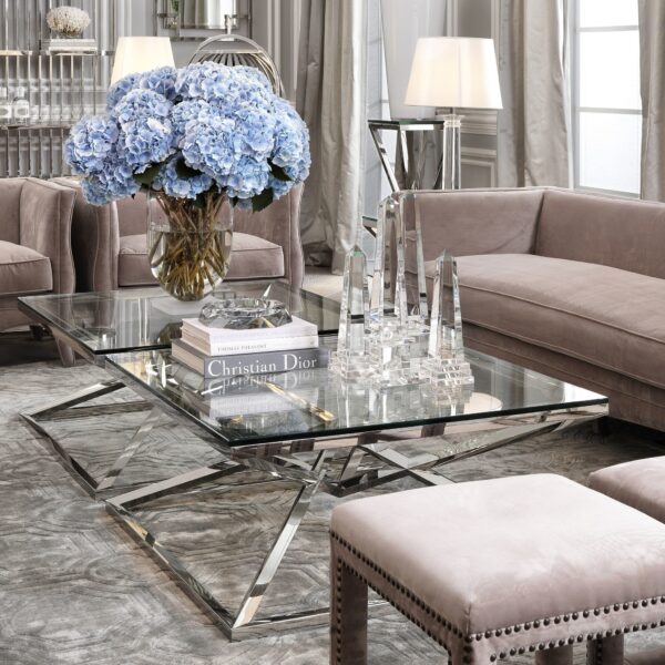 Elegantný nábytok Connor Eichholtz Silver