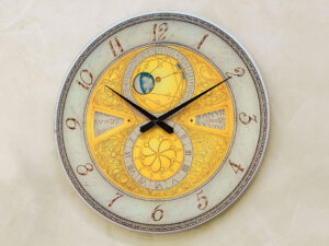 Sklenené dizajnové hodiny TONIN CASA art. 7935