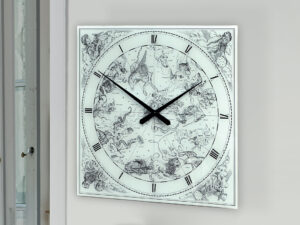 Sklenené dizajnové hodiny TONIN CASA art. 7938