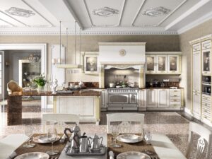 Luxusná kuchyňa IMPERIAL BIANCO ORO