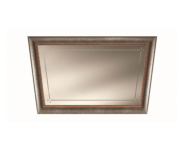 Veľké zrkadlo so strieborným dreveným rámom DOLCE VITA