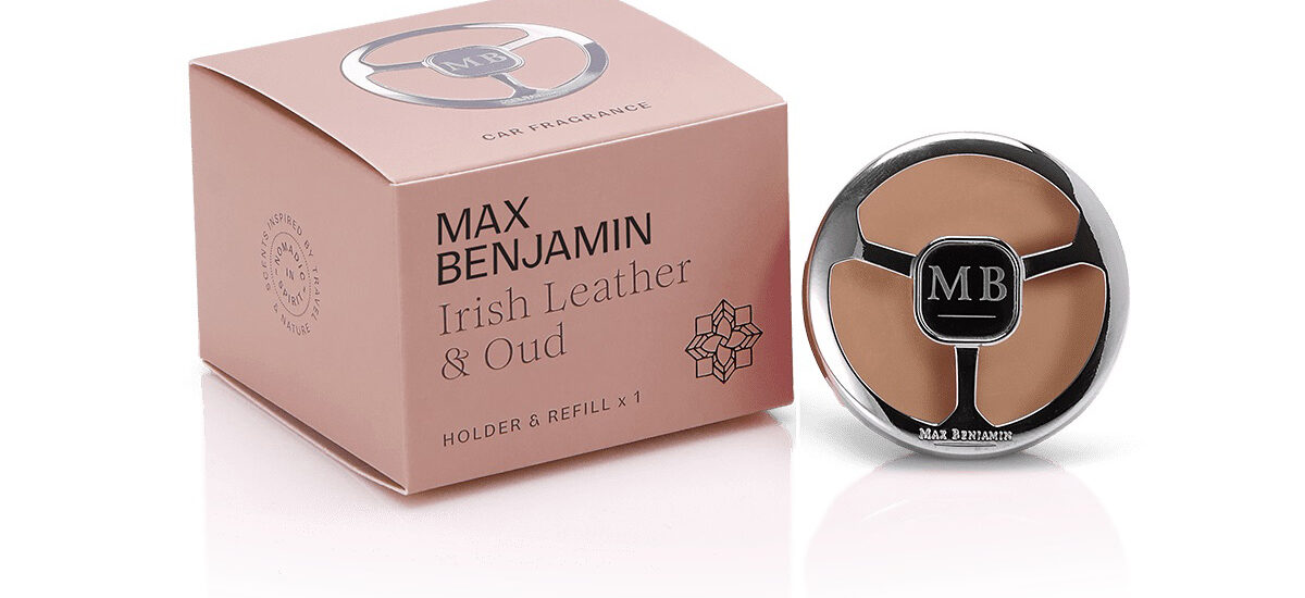 MAX BENJAMIN CAR DIFUSSER IRISH LEATHER & OUD