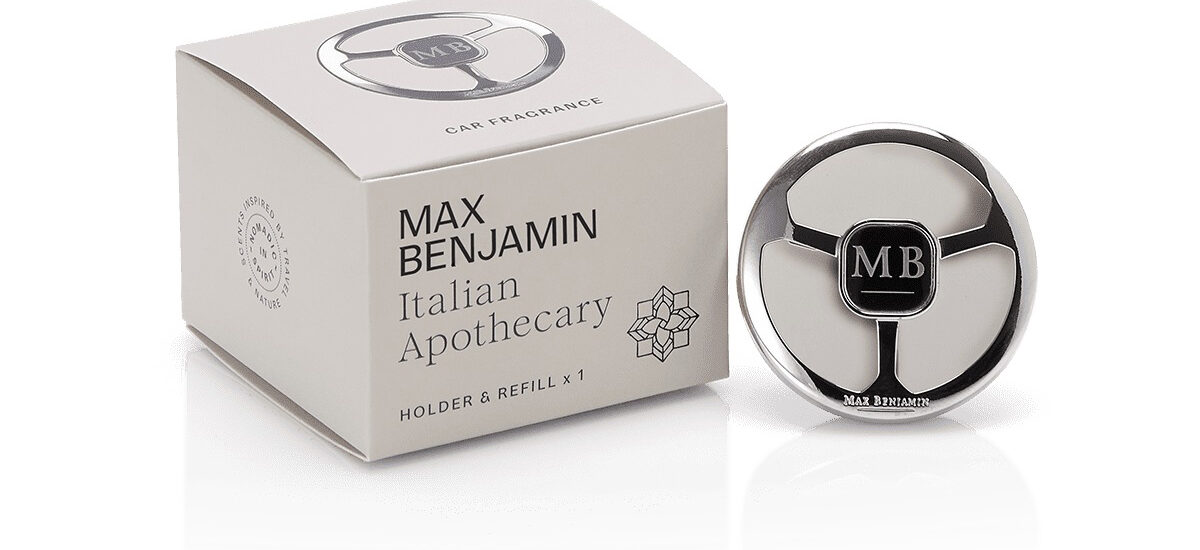 MAX BENJAMIN CAR DIFUSSER ITALIAN APOTHECARY