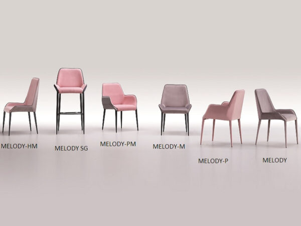Dizajnové stoličky MELODY