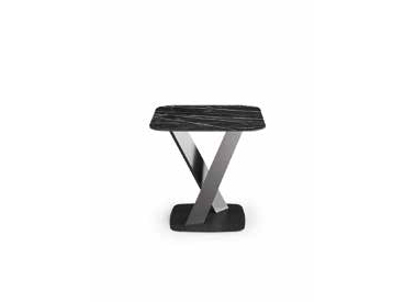 Príručný stolík KRYSTAL s keramickou hornou doskou - THUNDER NIGHT