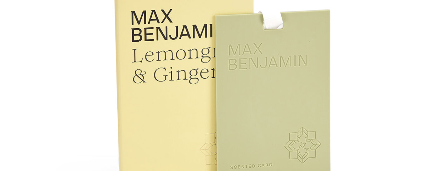 MAX BENJAMIN vonná karta LEMONGRASS&GINGER