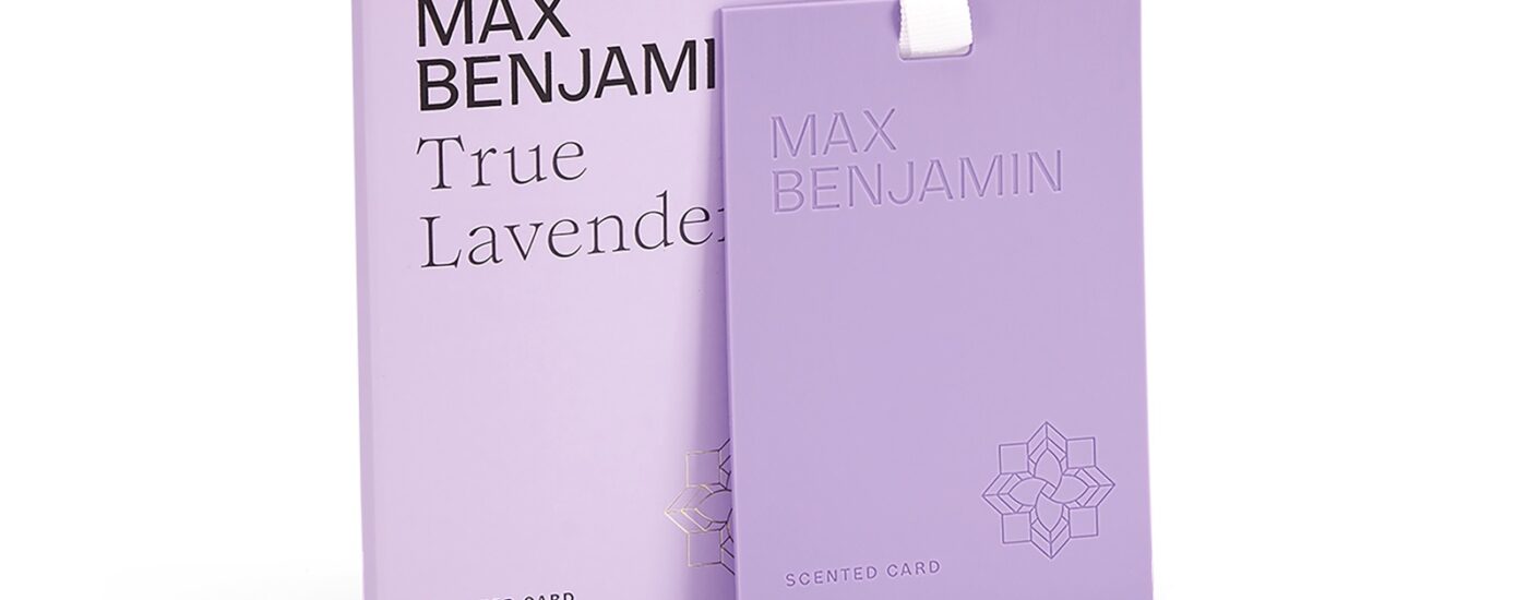 MAX BENJAMIN vonná karta TRUE LAVENDER