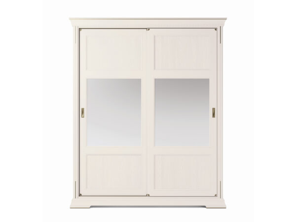 2-dverová šatníková skriňa MILANO so zrkadlami vo farbe PM3B.
