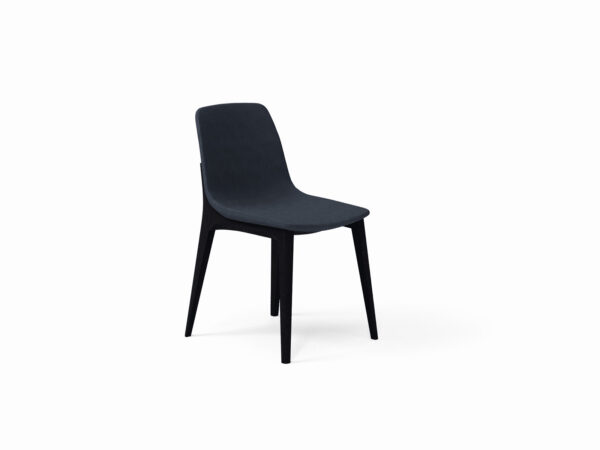 Čalúnená stolička MILANO š. 47 cm, vo farbe PM10B a v látke BRIDGE 006.