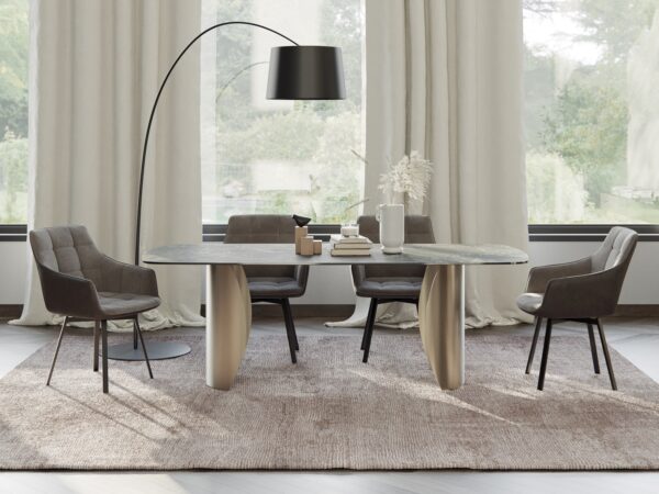 Moderný dizajnový jedálensky stôl ARONA