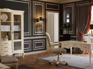 Pracovňa vo farebnom prevedení avorio s kolekcie MEMORIE VENEZIANE od taliasnkej spoločnosti Giorgo Casa