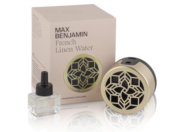 MAX BENJAMIN ELEKTRICKÝ DIFUZÉR DO ZÁSUVKY FRENCH LINEN WATER s náplňou 15ml