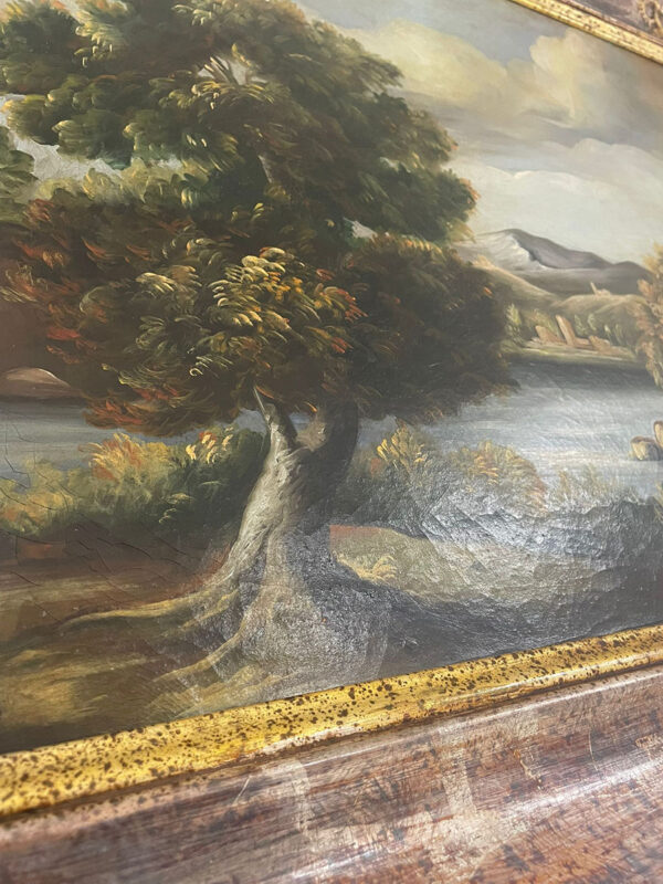Klasická olejomaľba AF Ruderi 70 x 90 cm